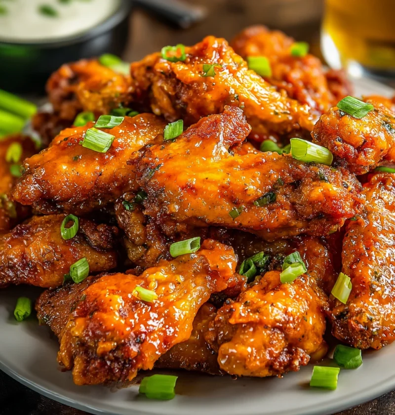 Super Bowl Whole30 Crispy Buffalo Chicken Wings Delight