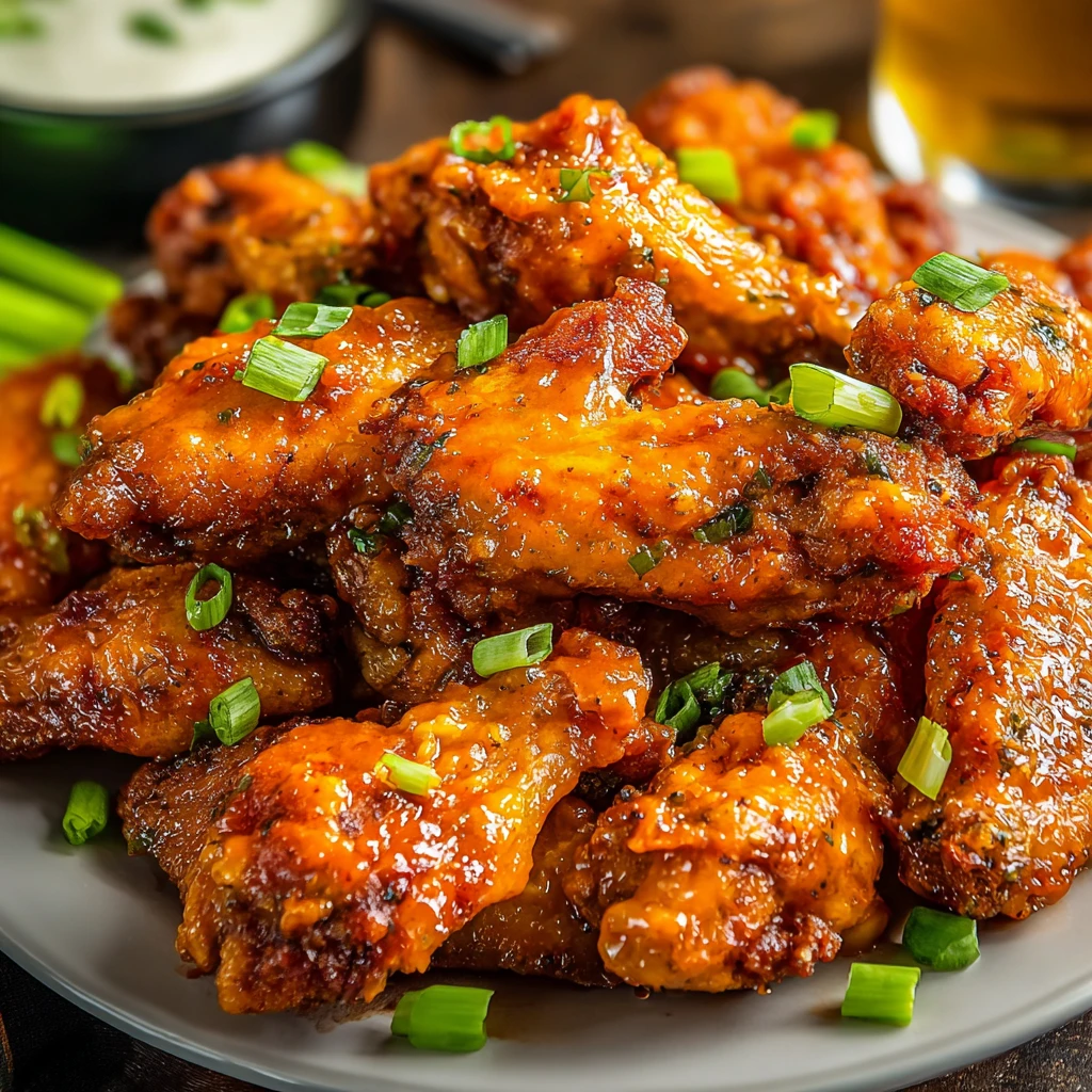 SUPER BOWL Whole30 Crispy Buffalo Chicken Wings Delight