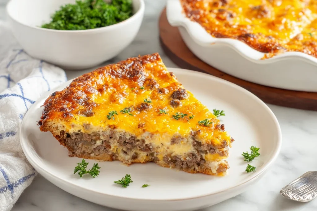Bisquick Cheeseburger Pie