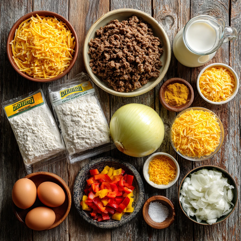 Bisquick Cheeseburger Pie