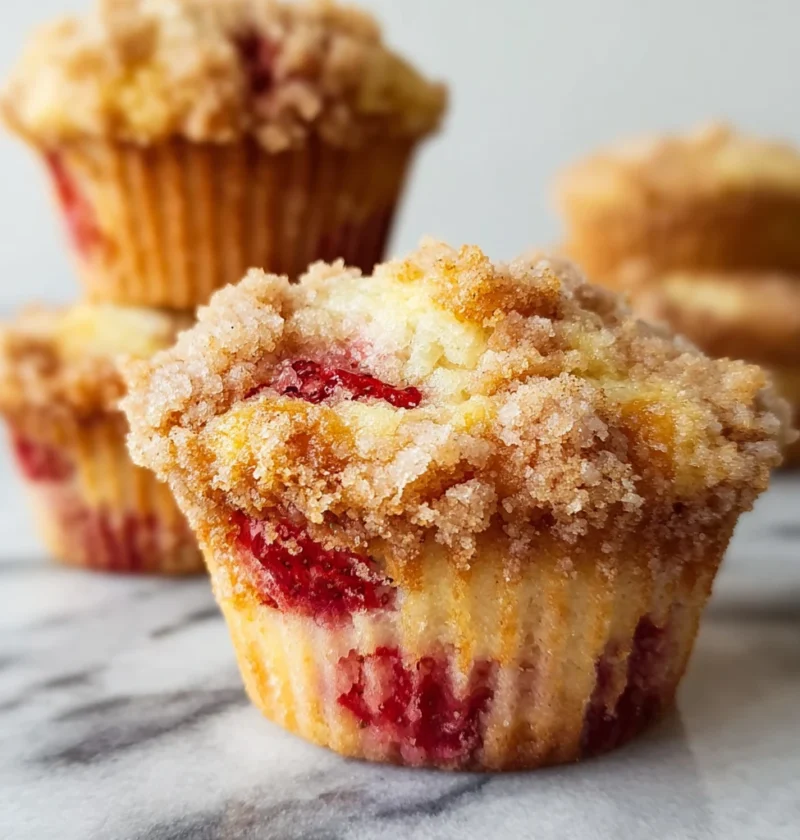 Double Strawberry Muffins