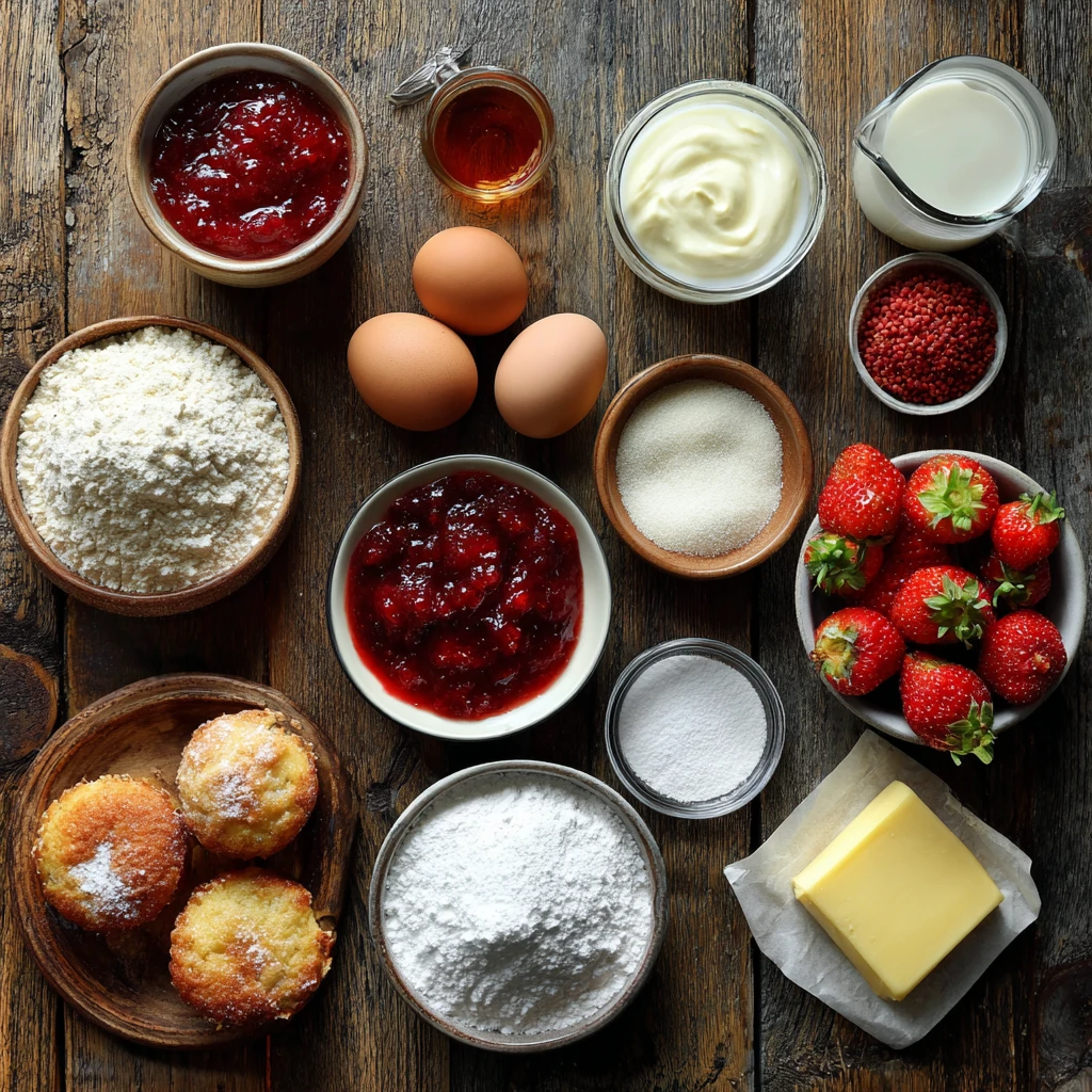 Double Strawberry Muffins