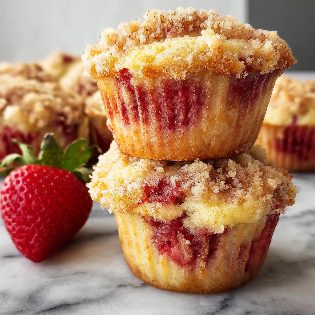 Double Strawberry Muffins