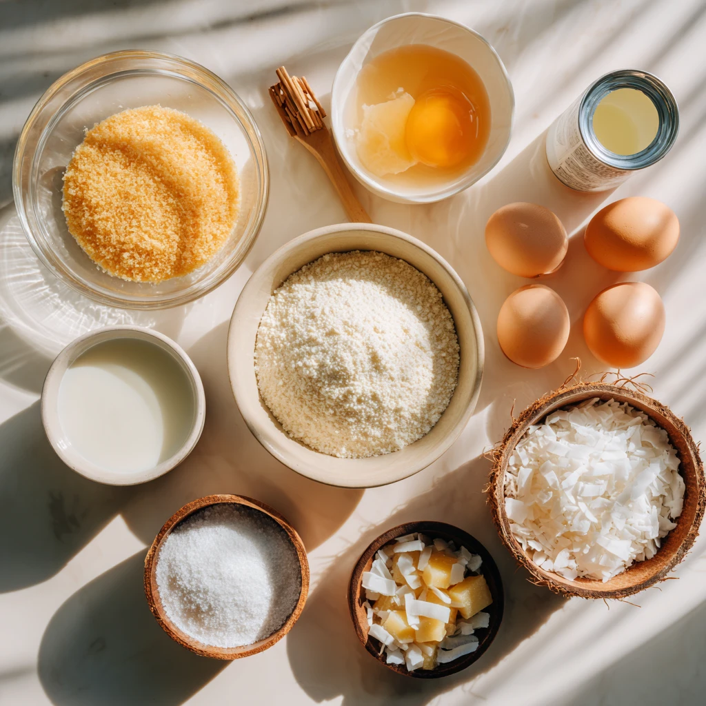 Golden Coconut Butter Mochi Tropical Delight Straight From