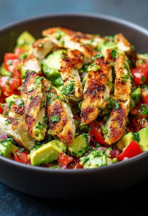 Healthy Avocado Chicken Salad Mayofree Recipe