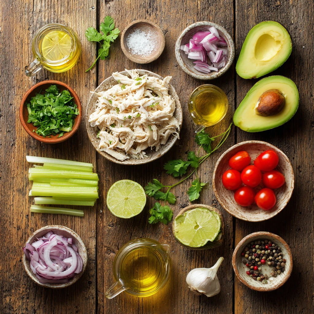 Healthy Avocado Chicken Salad Mayofree Recipe