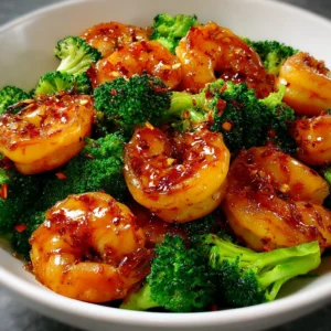 High-Protein Honey Garlic Shrimp