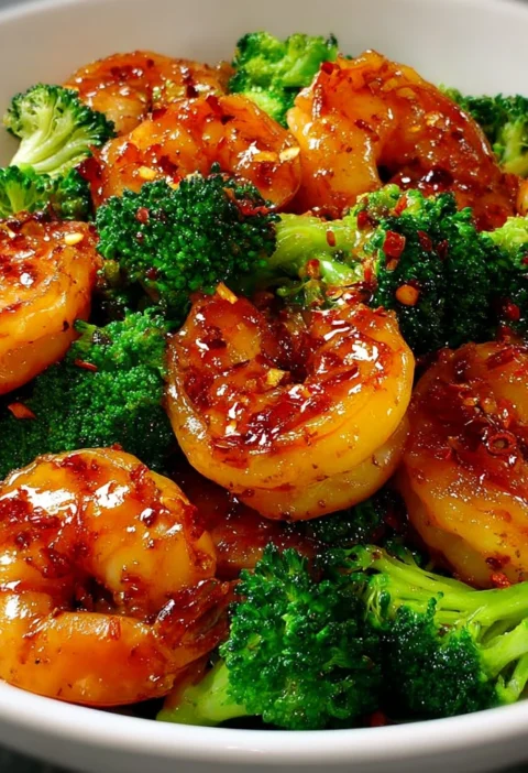 Highprotein Honey Garlic Shrimp