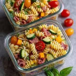 High Protein Italian Pasta Salad