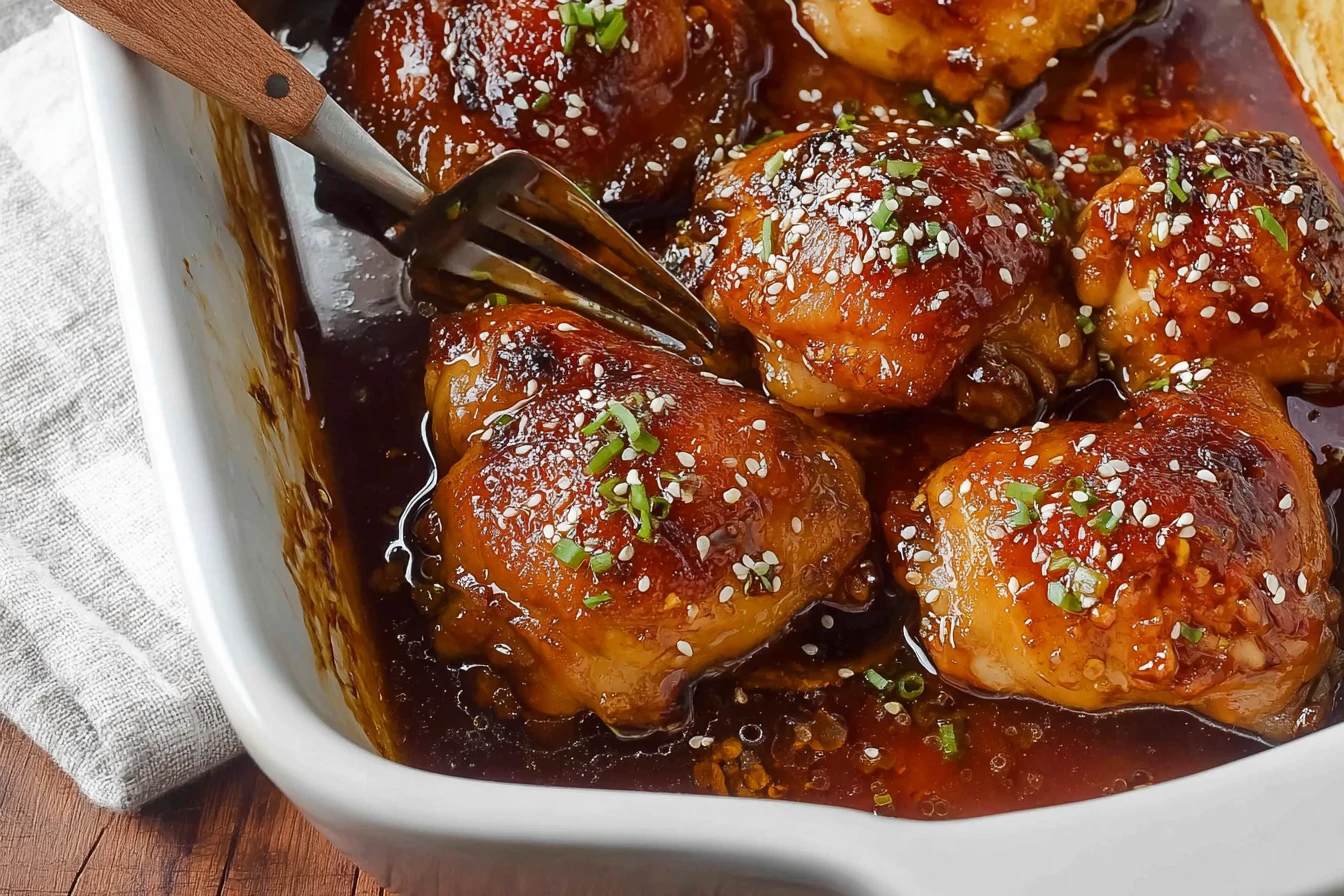 Honeyglazed Baked Teriyaki Chicken Stickysweet Perfection