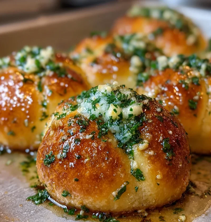 Hot Honey Ricotta Stuffed Garlic Knots