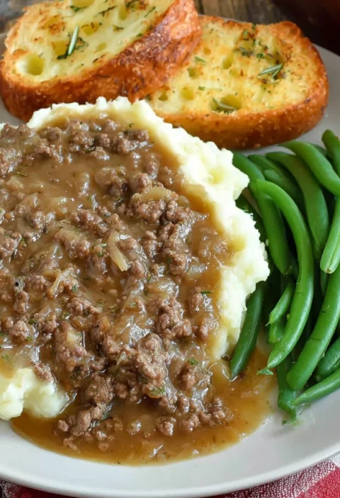 Savory Beef Gravy Delight Rich Tender Ground Simmered