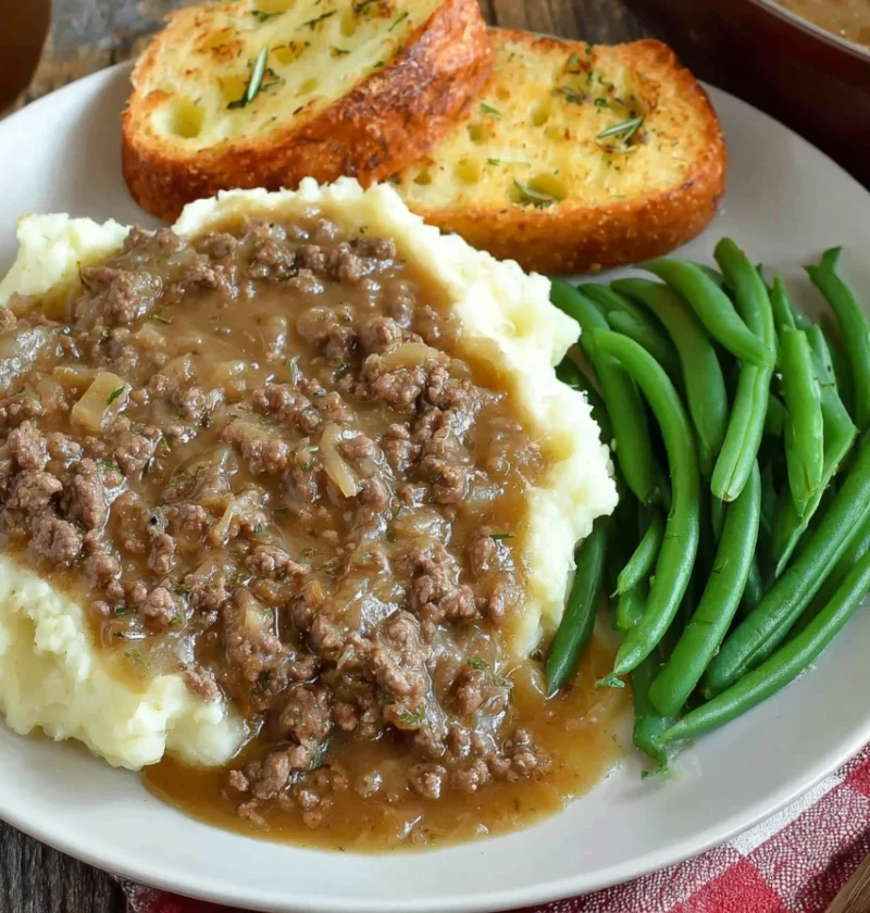 Savory Beef Gravy Delight Rich Tender Ground Simmered