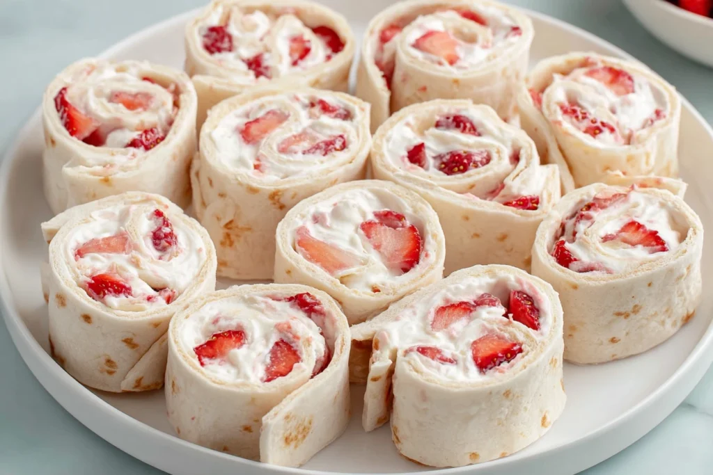 Strawberry Pinwheels