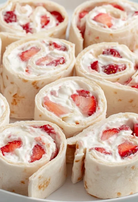 Strawberry Pinwheels