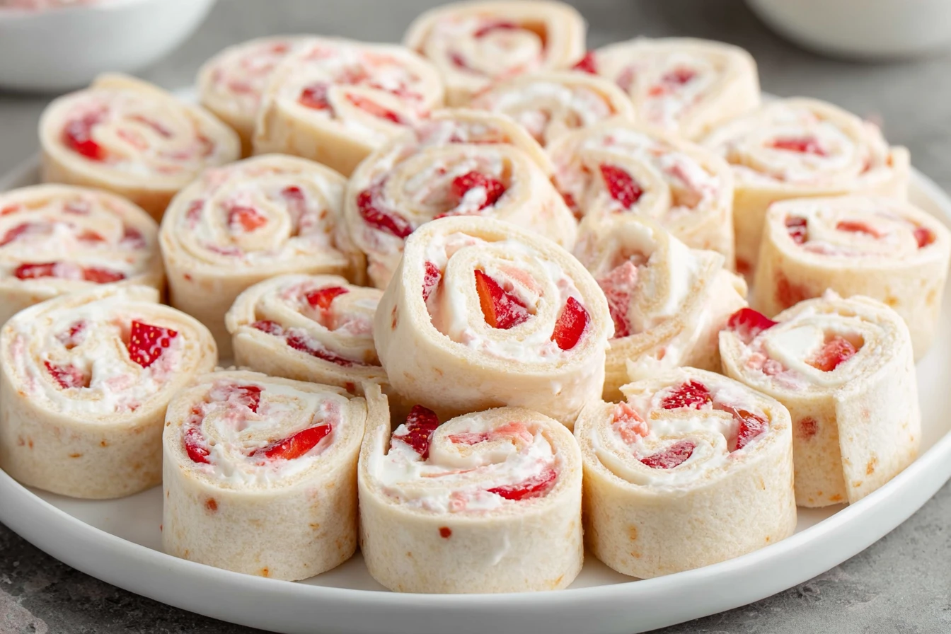 Strawberry Pinwheels
