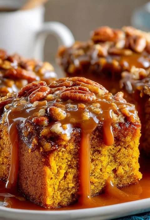 Sweet Potato Honeybun Cake Pecans Recipe
