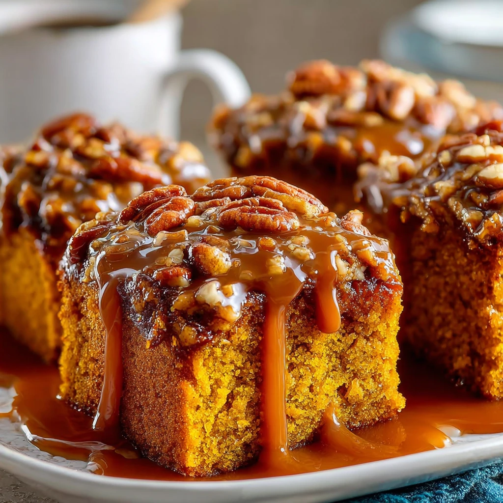 Sweet Potato Honeybun Cake with Pecans Recipe