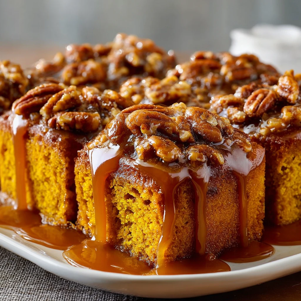 Sweet Potato Honeybun Cake Pecans Recipe