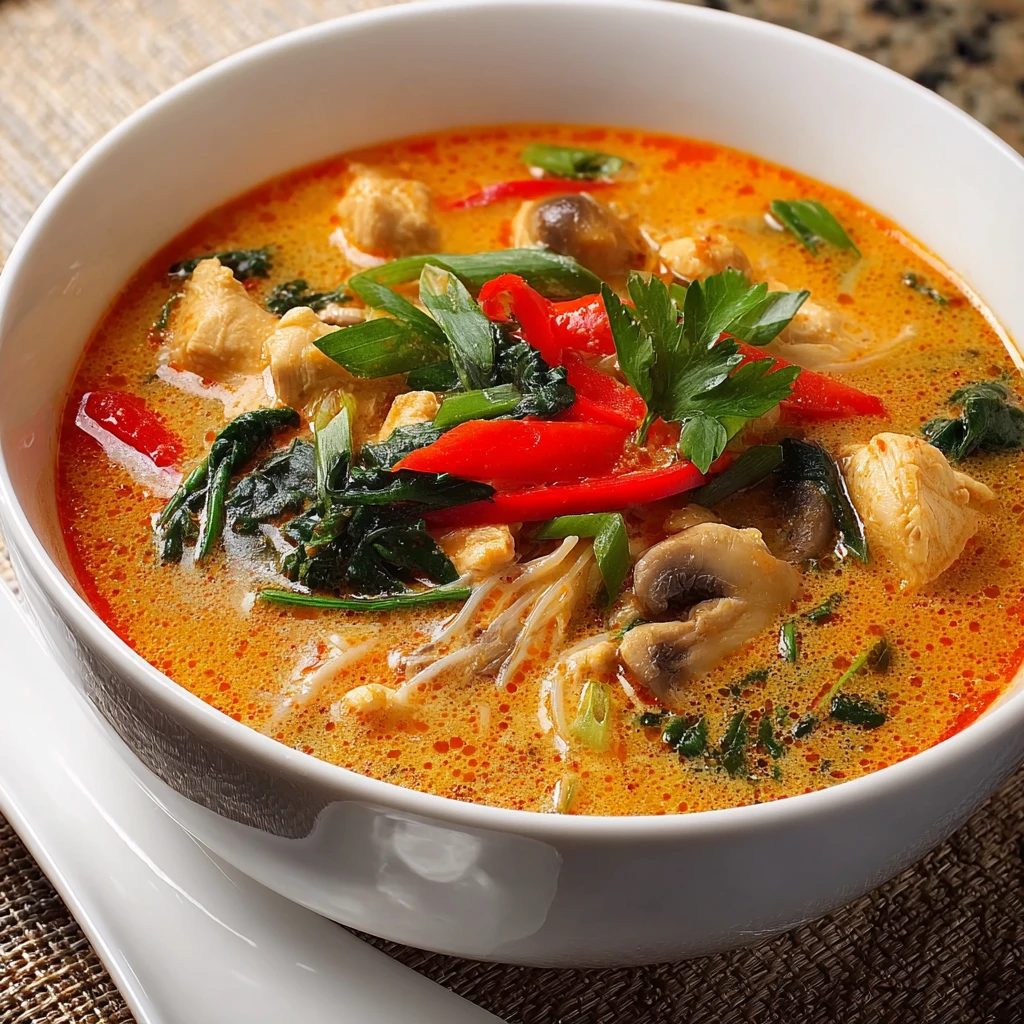 Thai Chicken Curry Soup
