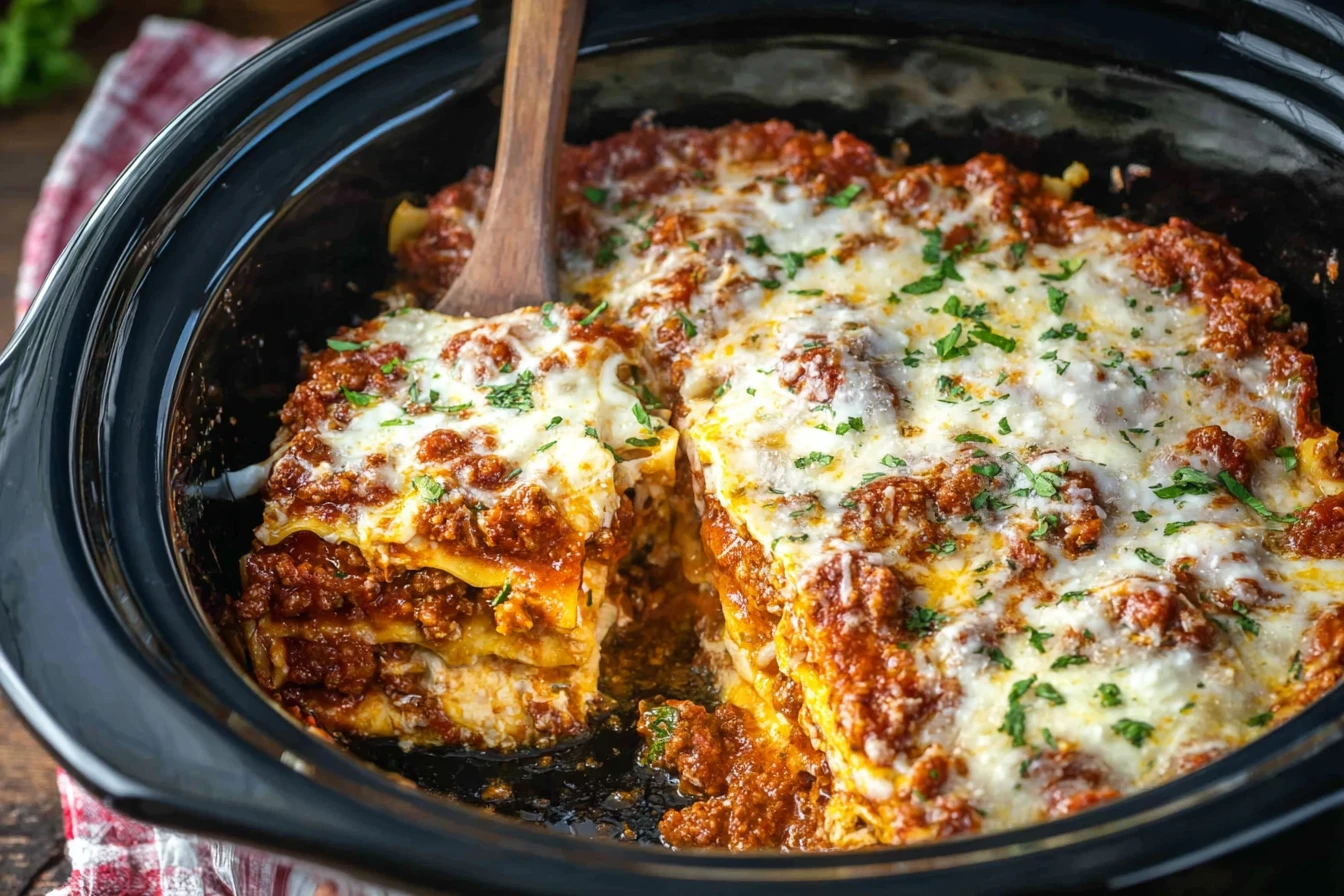 Ultimate Comfort: Hearty Slow Cooker Lasagna Recipe to Satisfy Every Craving!