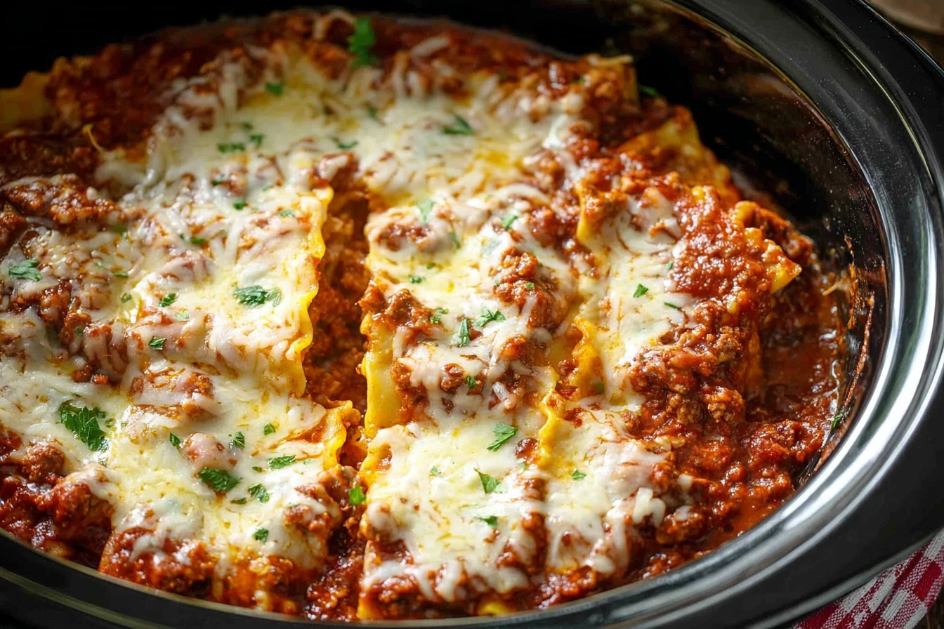 Ultimate Comfort Hearty Slow Cooker Lasagna Recipe Satisfy
