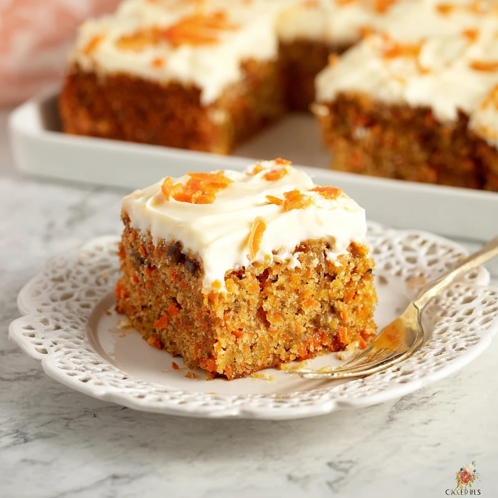 Cottage Cheese Carrot Cake Bars