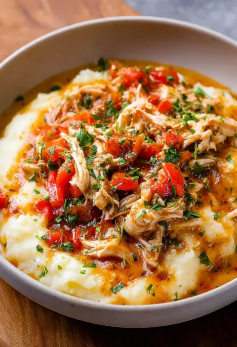 Chicken Paprika Cooked Slow Cooker