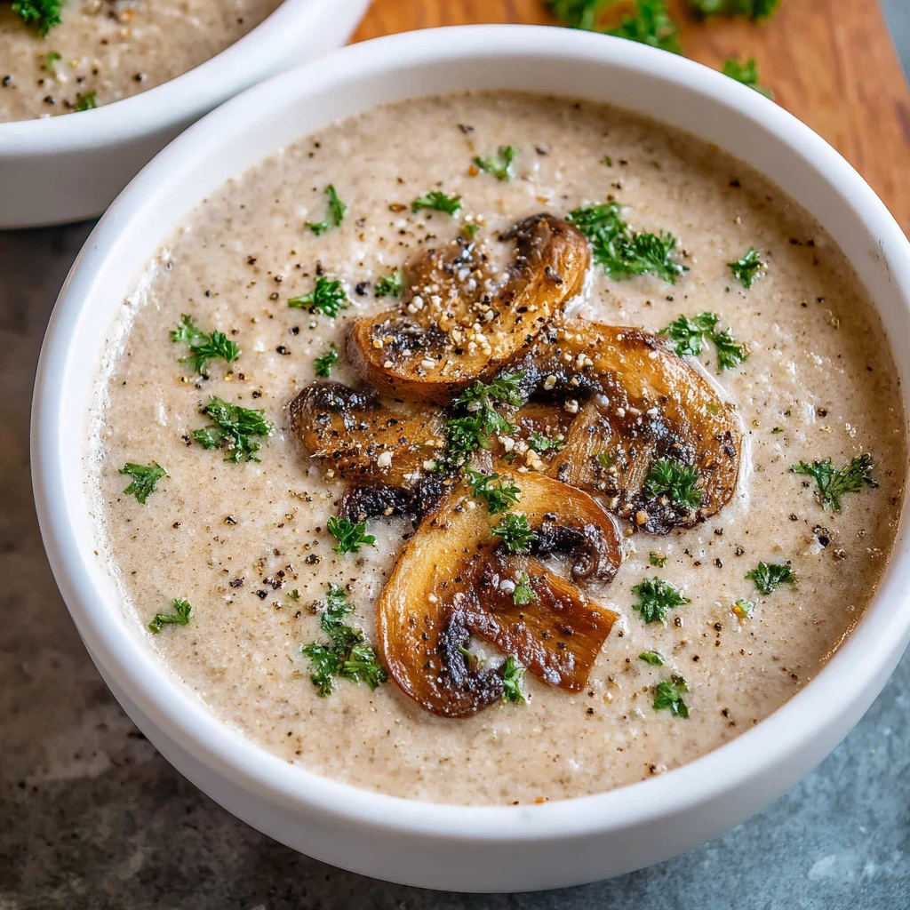 Cream Mushroom Soup High Protein Fiber