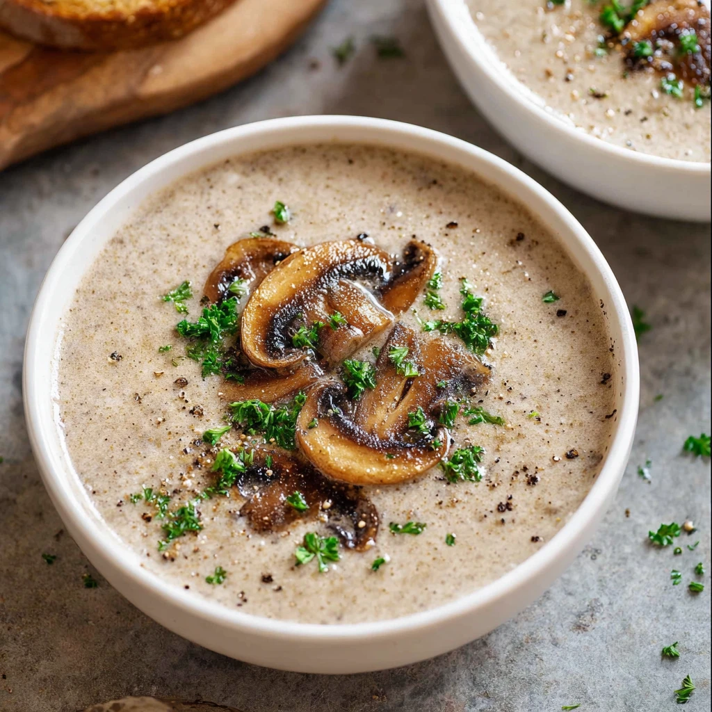 Cream Mushroom Soup High Protein Fiber
