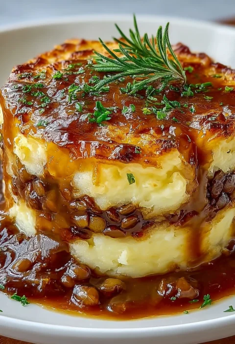 French Onion Shepherds Pie