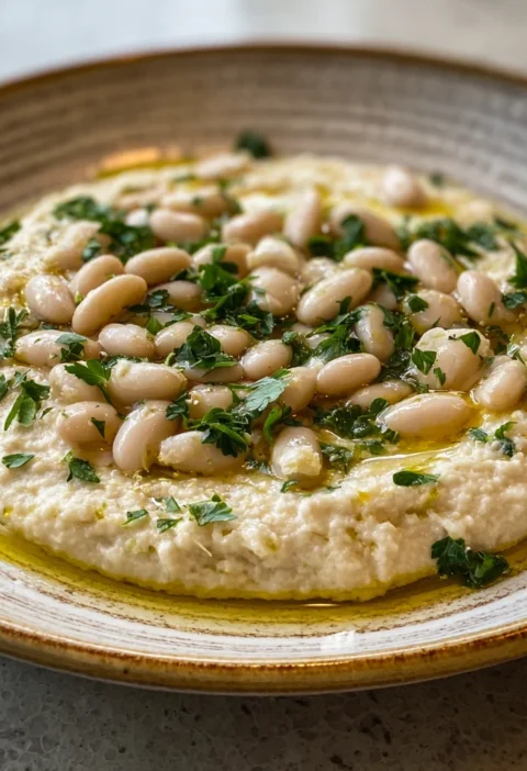 Garlic White Bean Mash Creamy Side Dish Recipe