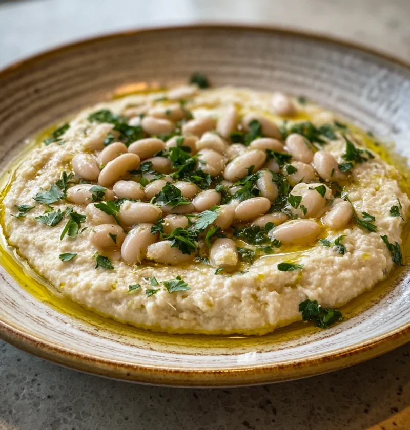 Garlic White Bean Mash Creamy Side Dish Recipe