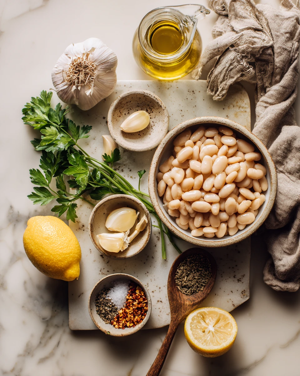 Garlic White Bean Mash Creamy Side Dish Recipe