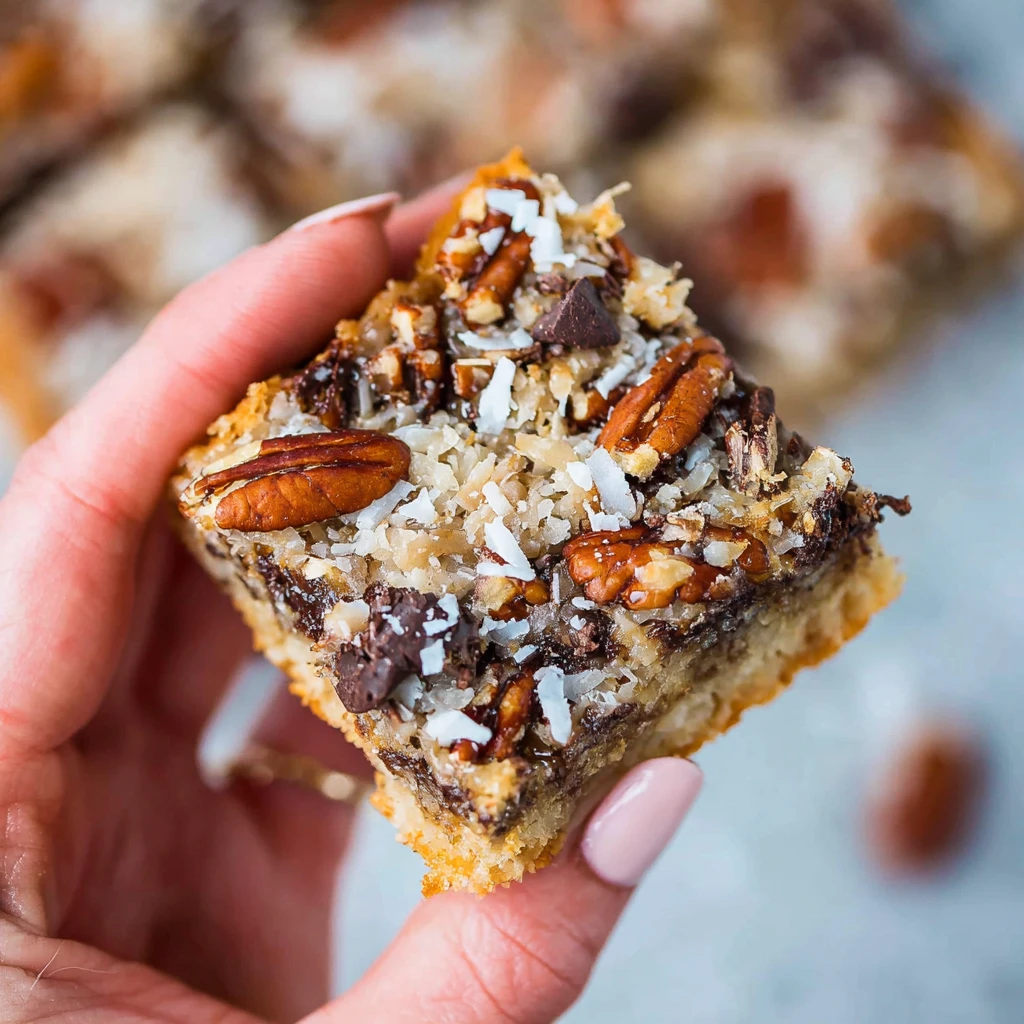 Healthy Magic Cookie Bars Gluten Dairy Free