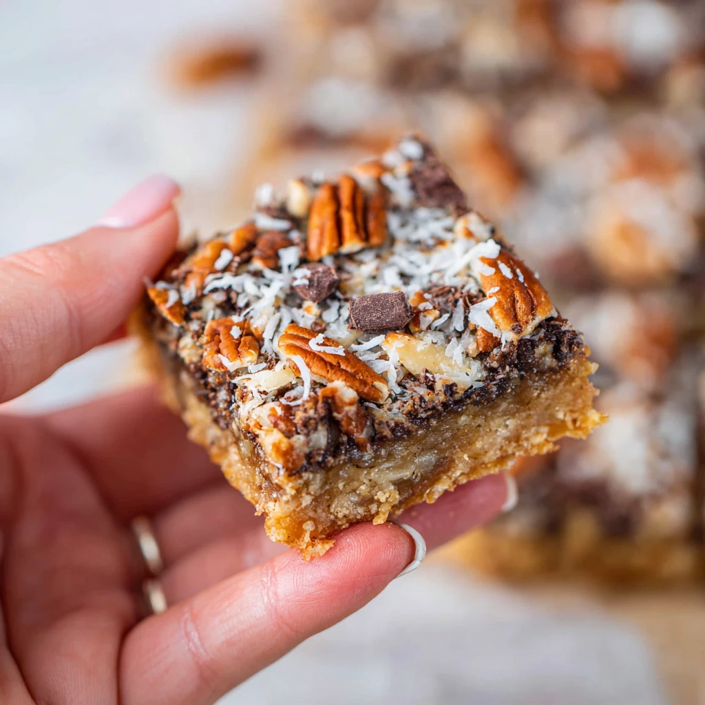 Healthy Magic Cookie Bars Gluten Dairy Free