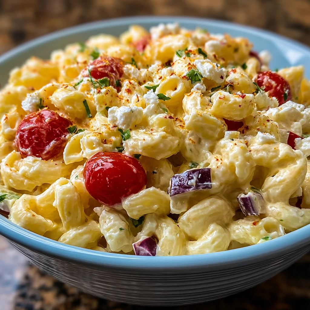 Mediterranean Cottage Cheese Pasta Salad