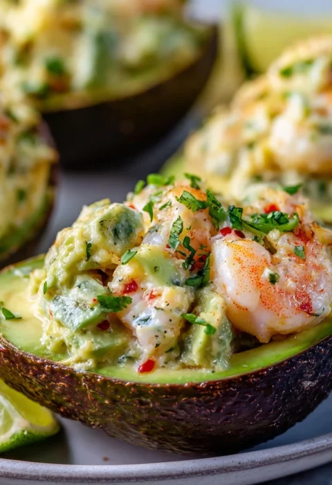 Shrimp Stuffed Avocados