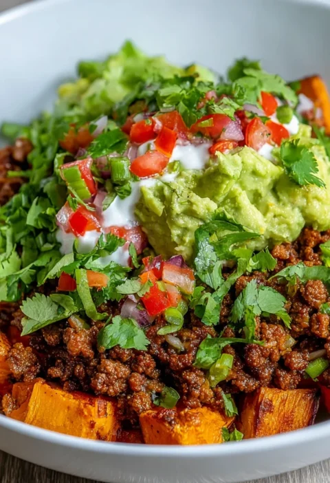 Sweet Potato Taco Bowl 4serving Meal Busy Weeknights