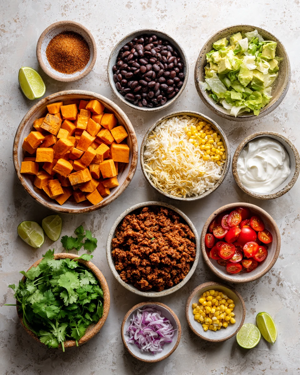Sweet Potato Taco Bowl 4serving Meal Busy Weeknights