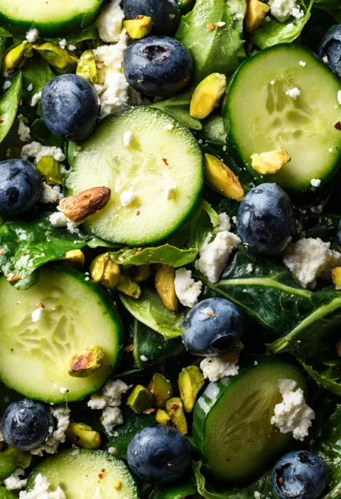 Blueberry Pistachio Spring Salad