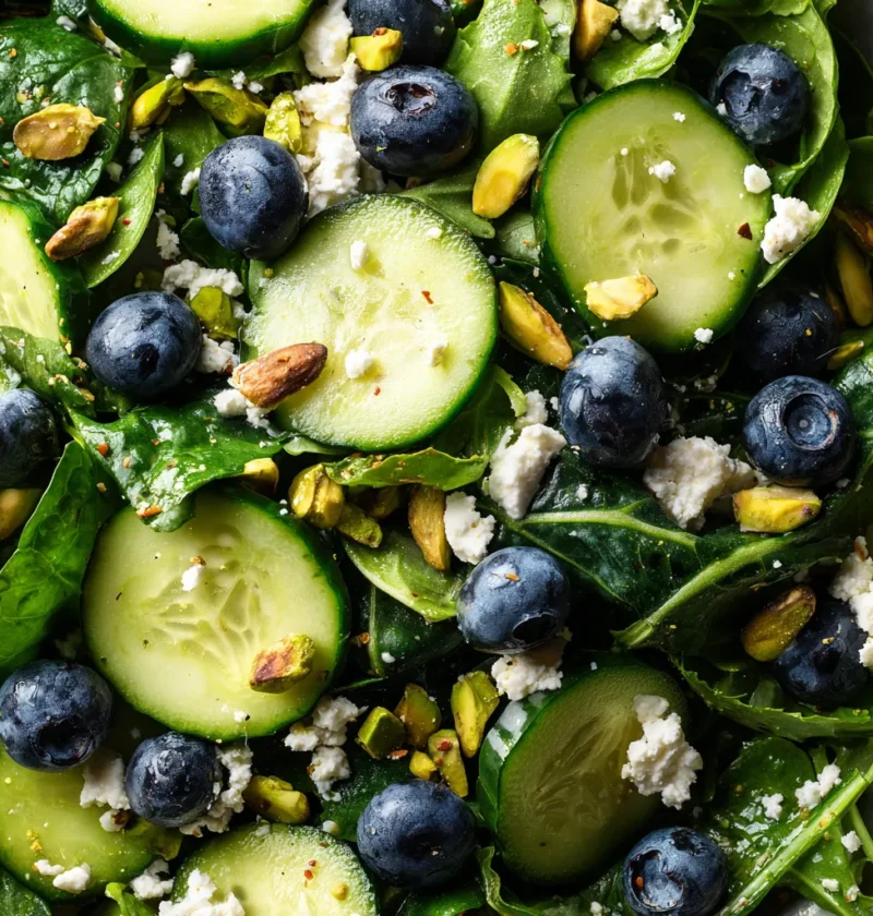 Blueberry Pistachio Spring Salad