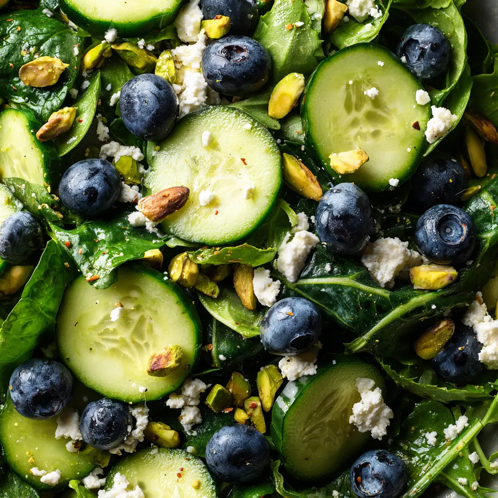 Blueberry Pistachio Spring Salad – Fresh & Ready in 10 Min