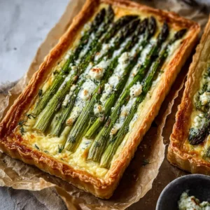 Asparagus and Goat Cheese Tart