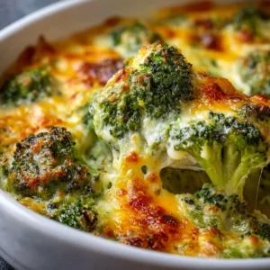 Creamy Spinach Broccoli Cheese Casserole — Easy, Low-Carb Comfort Food