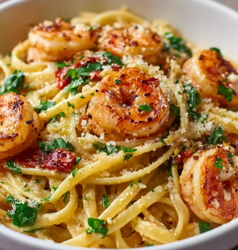 Creamy Tuscan Garlic Butter Shrimp Pasta 30min Recipe