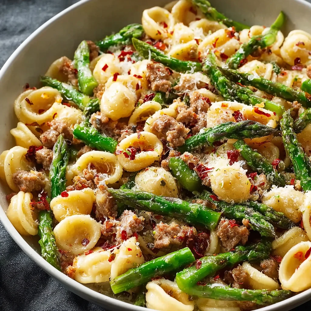 Easy Sausage Asparagus Pasta Recipe — 30-Minute Weeknight Dinner