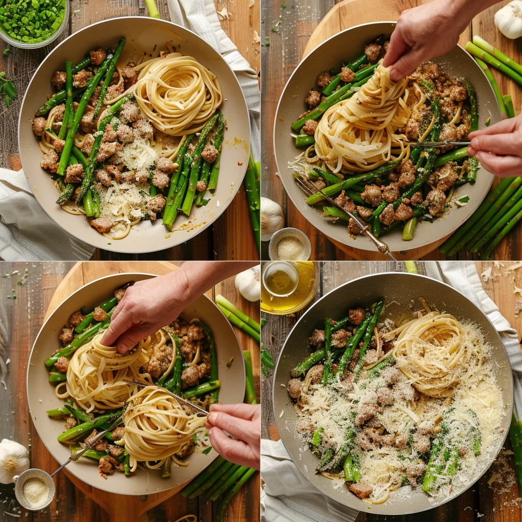 Sausage Asparagus Pasta Recipe
