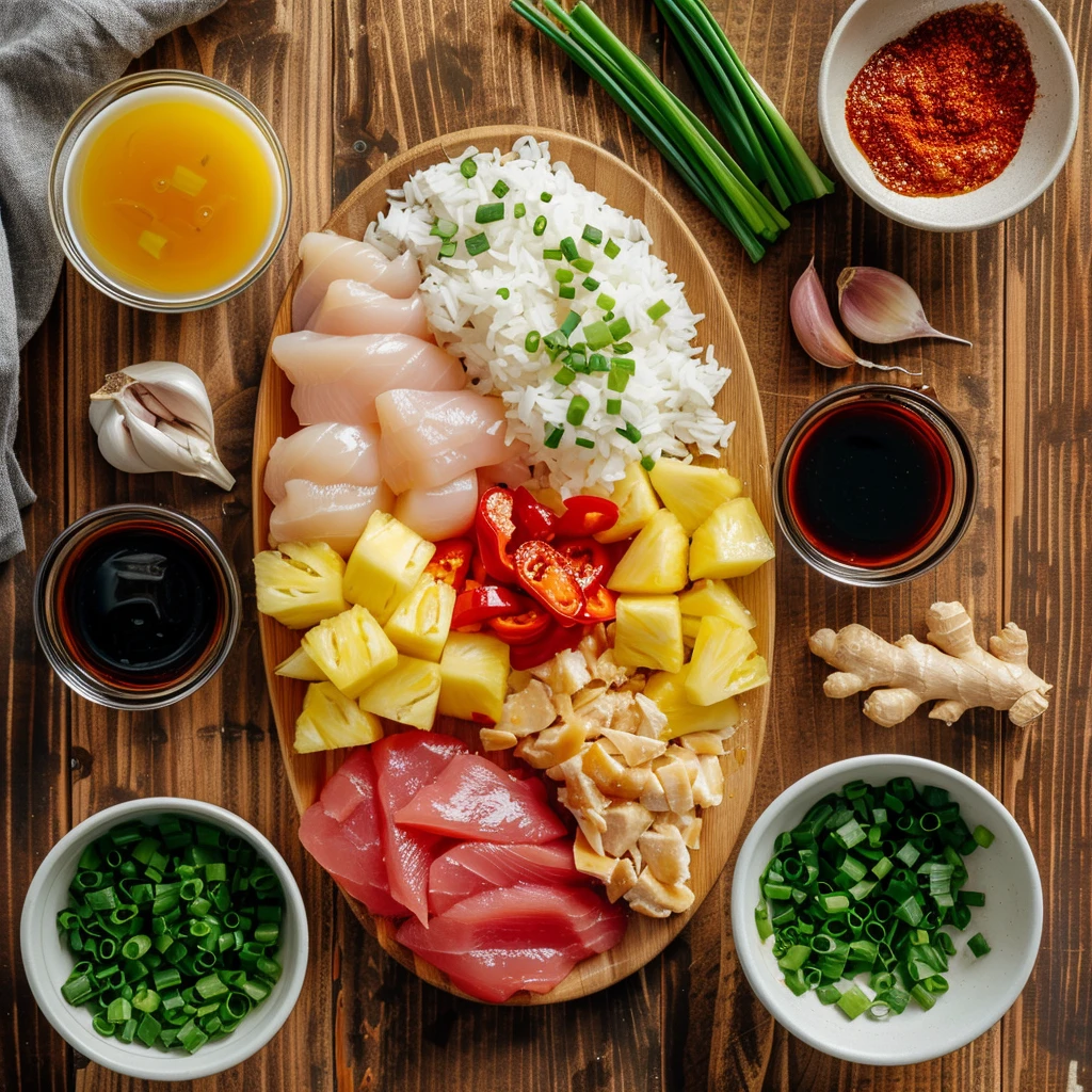 Hawaiian Chicken Bowls Sweet Savory