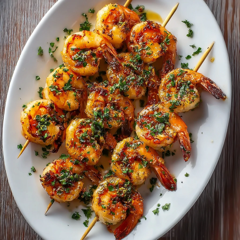 Juicy Mediterranean Grilled Shrimp Skewers — Easy 30-Minute Recipe